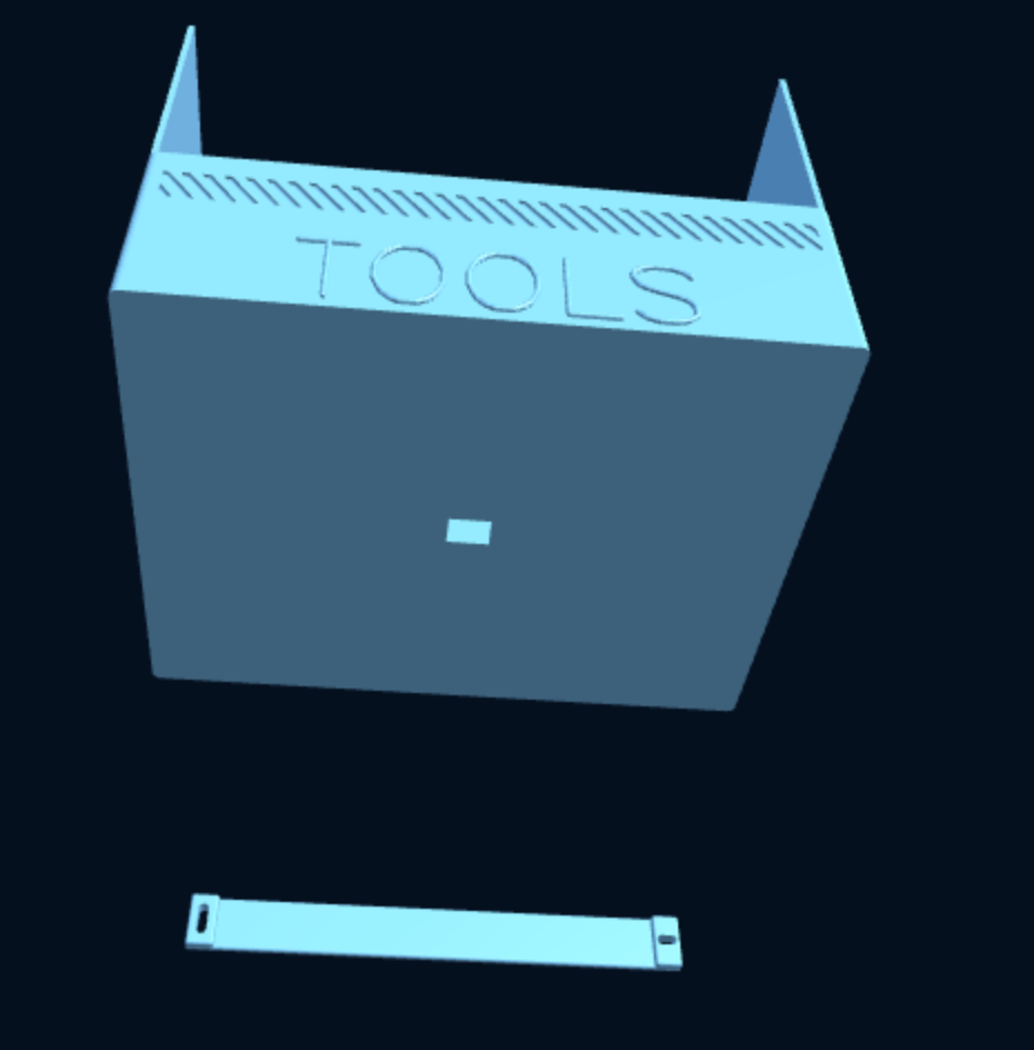 Modular Rail Device Holder Kit — Wall Rail + 1–3 Holders (Custom Names) (3D Print) — foto 8