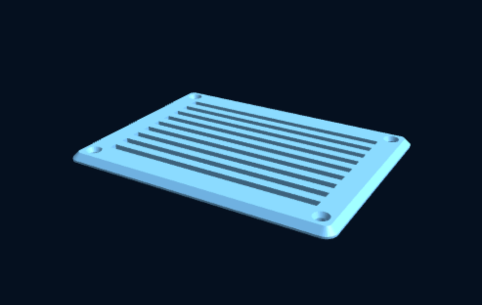 Vent Grille — Parametric (3D Print) — foto 1