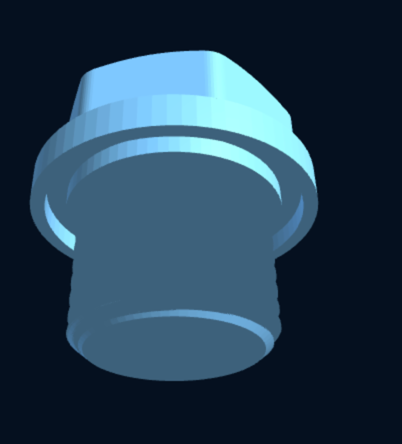 Free 3D-printed BSP blanking plug cap