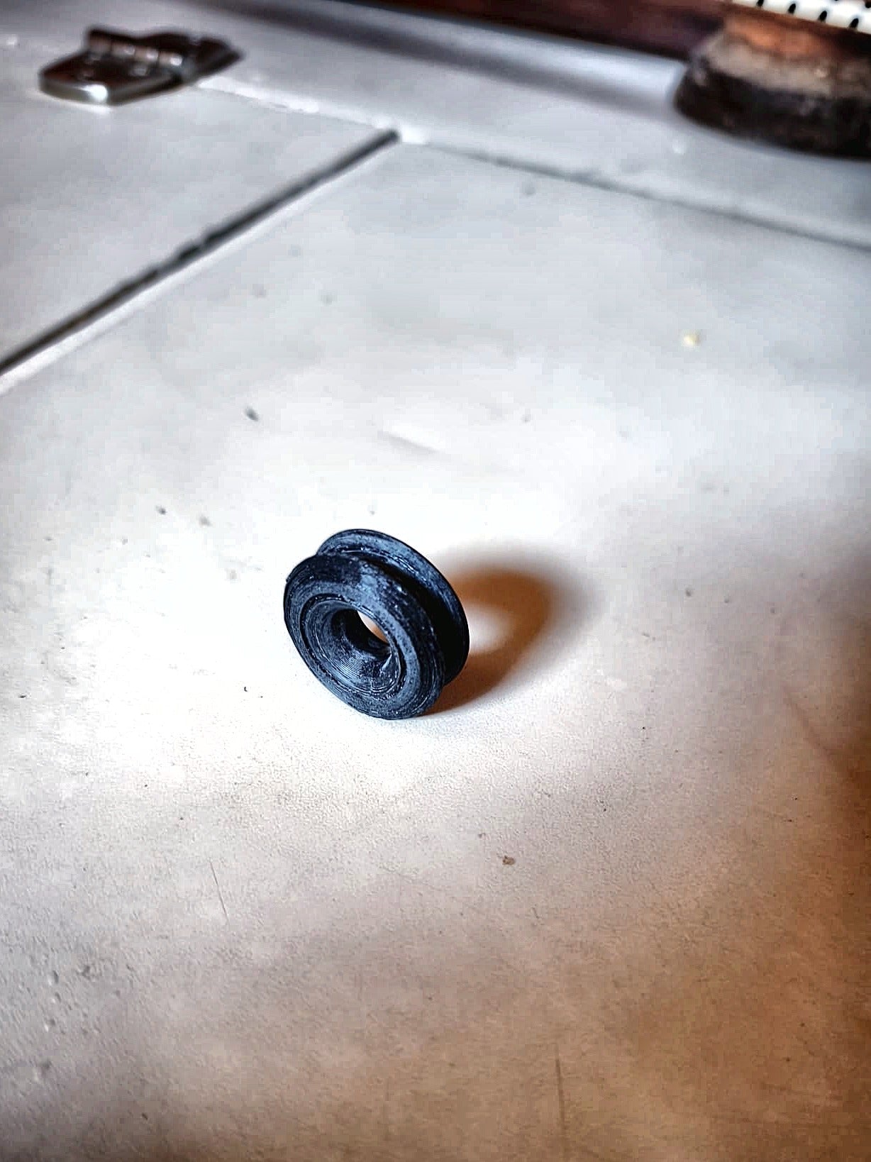 Low-Friction Rope Ring — Grooved, Sized to Your Line (Parametric, 3D Print) — foto 4