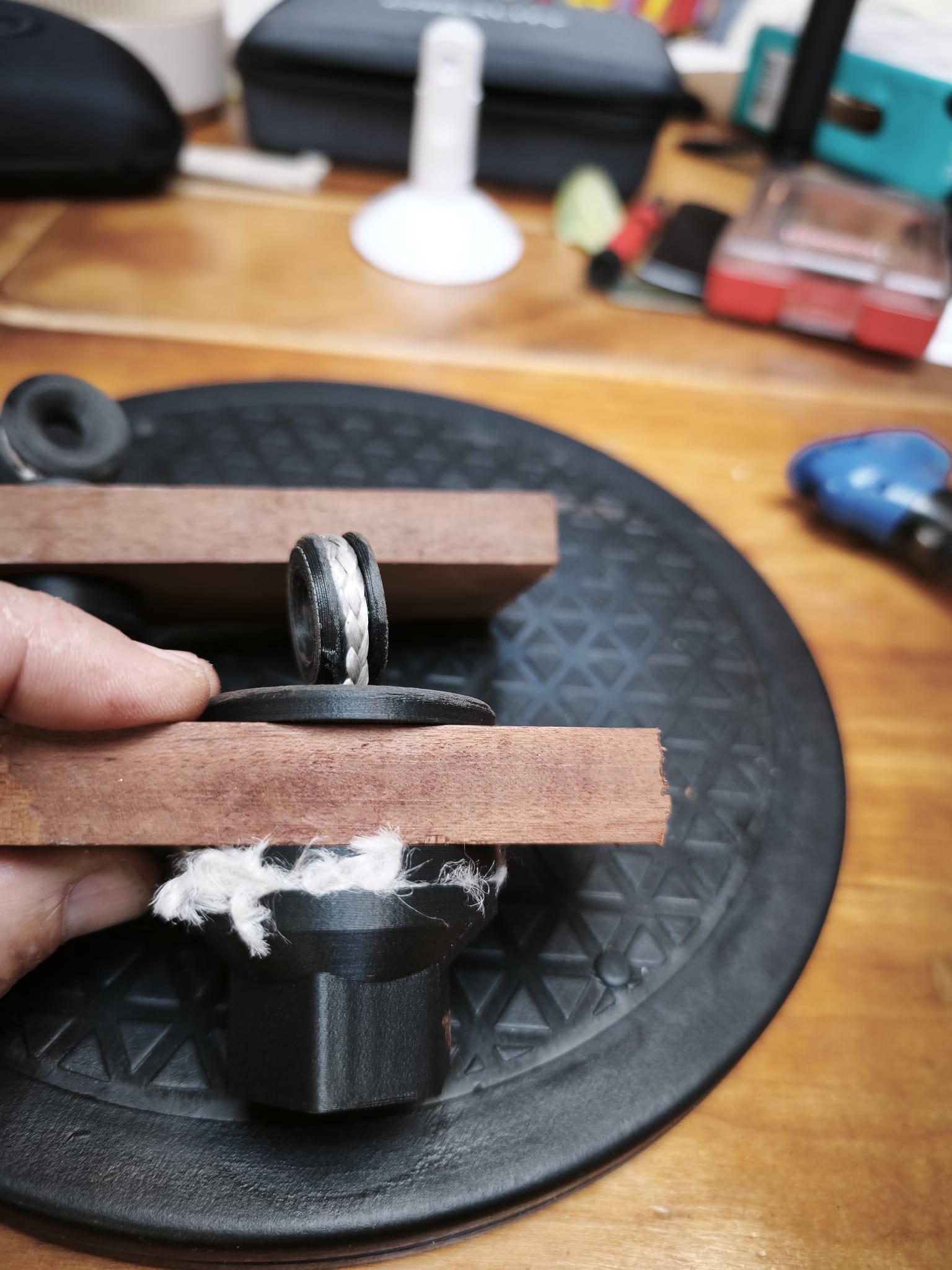 3D-printed Textile Padeye Kit — Bushing + Flanged Cap Nut + Washer — photo 1