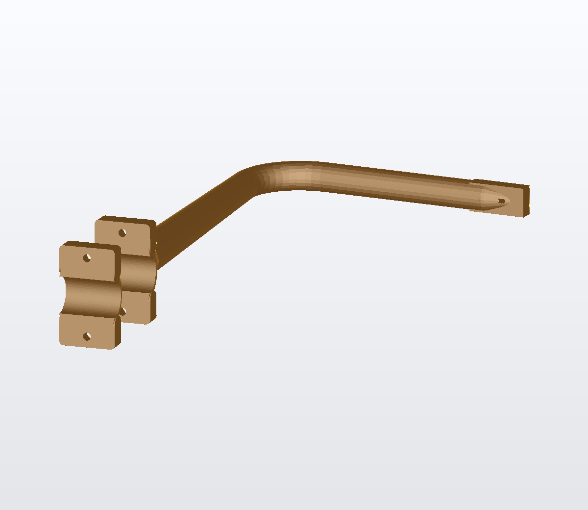 Surf & SUP / Paddle Board Rack for Stanchions & Guardrail (Parametric, 3D Print)