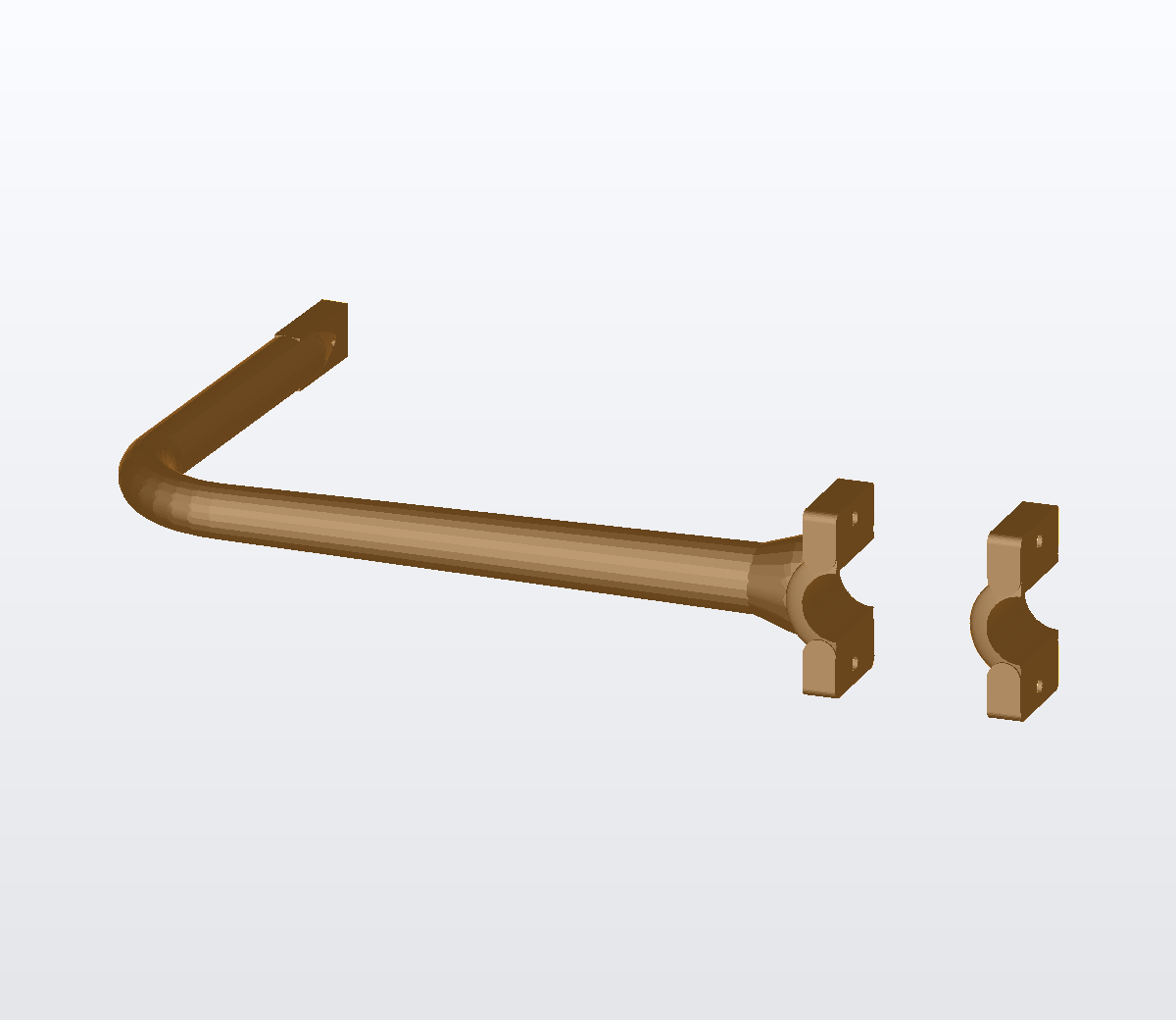 Surf & SUP / Paddle Board Rack for Stanchions & Guardrail (Parametric, 3D Print)