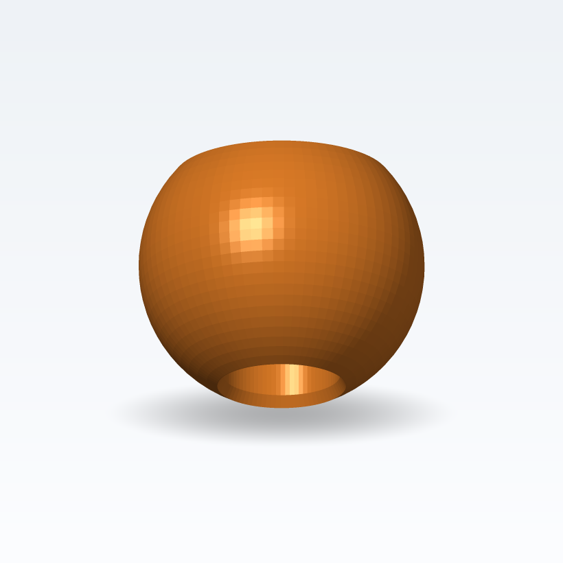 Bola tope de driza — Paramétrico (Impresión 3D, Gratis)
