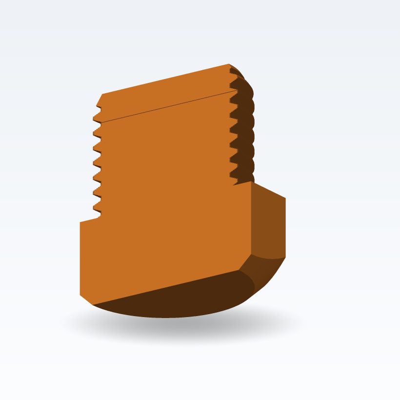 BSP Blindstopfen / Kappe – Parametrisch (3D-Druck)