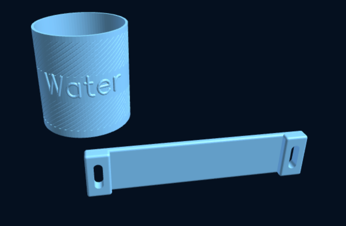 Modular Cylinder Holder Kit — Can · Bottle · Pens · Cup + Wall Bar (Parametric, 3D Print) — foto 2