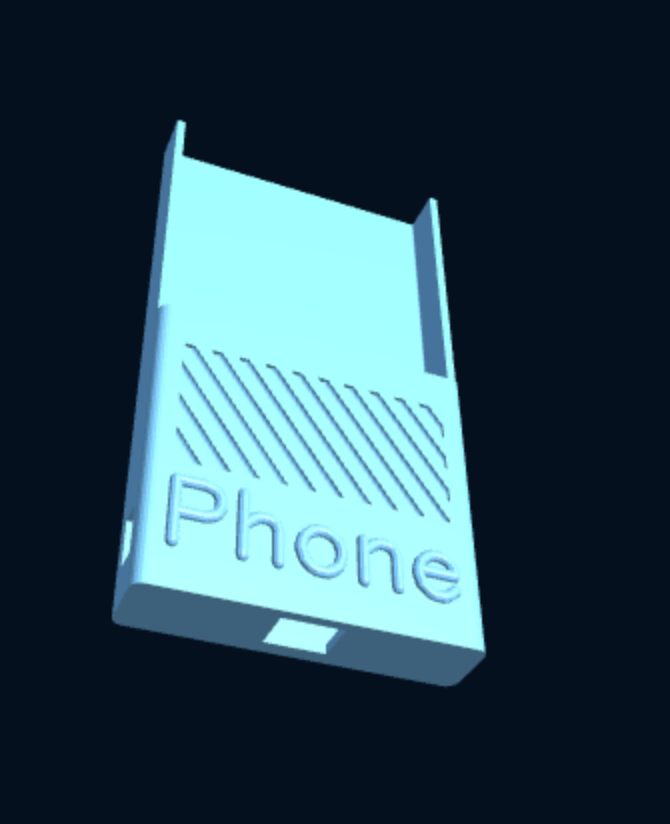 Adhesive Device Holder — Tablet · Phone · Garmin (Parametric, 3D Print) — foto 1