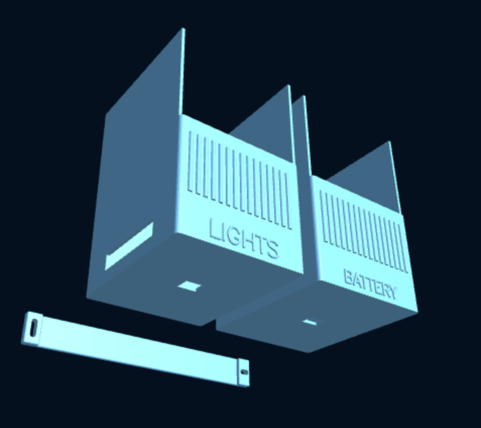Modular Rail Device Holder Kit — Wall Rail + 1–3 Holders (Custom Names) (3D Print) — foto 6