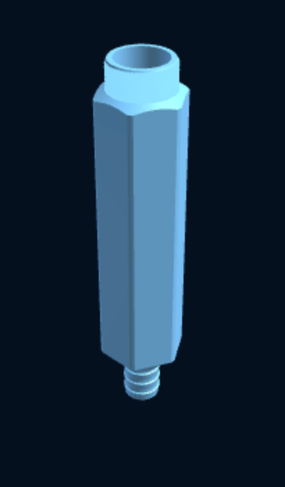 BSP Hose Barb Fitting — Parametric (3D Print) — foto 5
