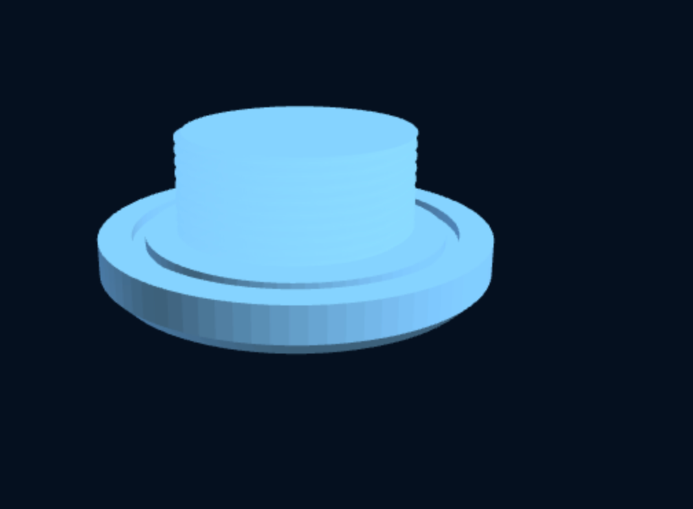 Tank Cap with Winch Socket (BSP, replacement) — Parametric (3D Print) — foto 5