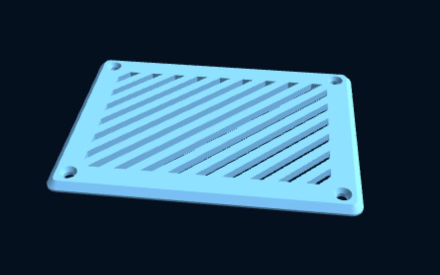 Vent Grille — Parametric (3D Print) — foto 3