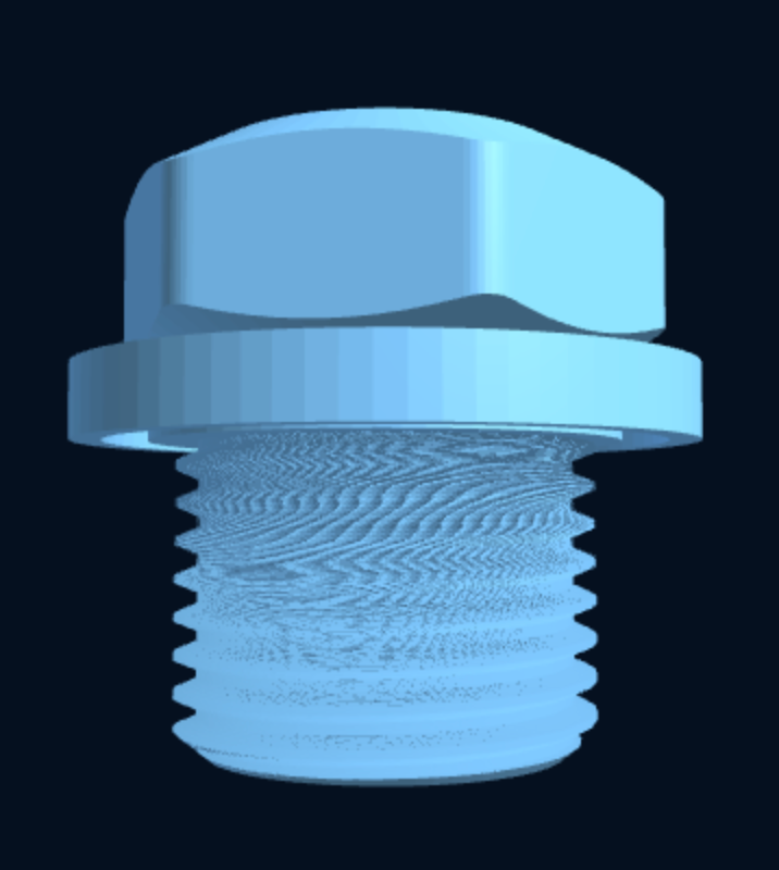 BSP Blanking Plug / Cap — Parametric (3D Print) — foto 1