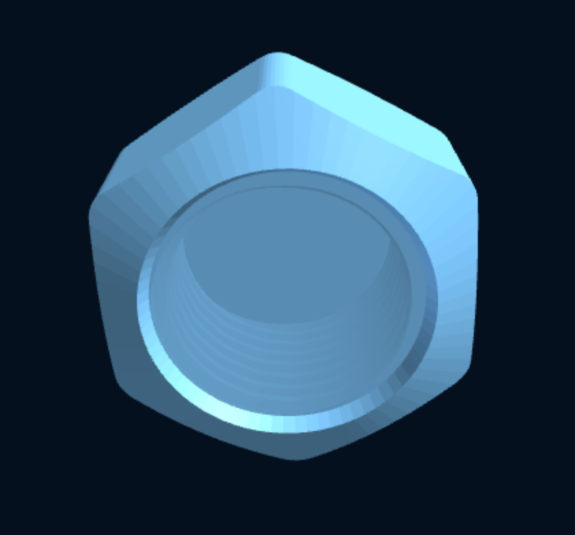 BSP Blanking Plug / Cap — Parametric (3D Print) — foto 4