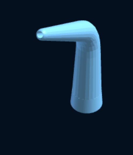 Silicone Caulk Nozzle — Extendable & Bendable (310ml / 10oz, Parametric, 3D Print) — foto 2