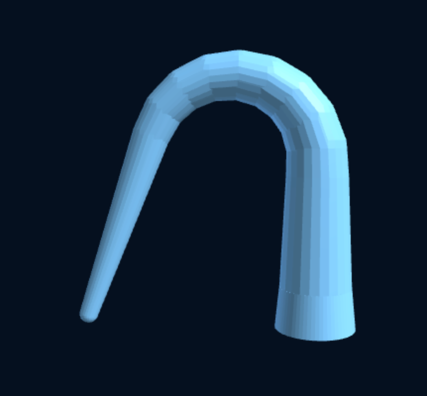 Silicone Caulk Nozzle — Extendable & Bendable (310ml / 10oz, Parametric, 3D Print) — foto 3
