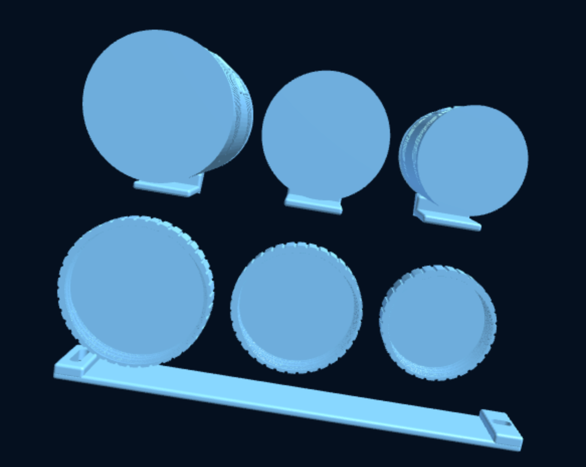 3D-printed Modular Storage Jar Kit — Wall Rail + 1–3 Round Jars (Custom Names) — photo 4