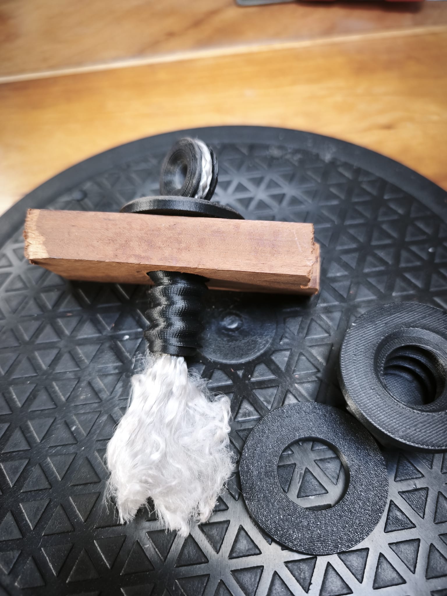 3D-printed Textile Padeye Kit — Bushing + Flanged Cap Nut + Washer — photo 5
