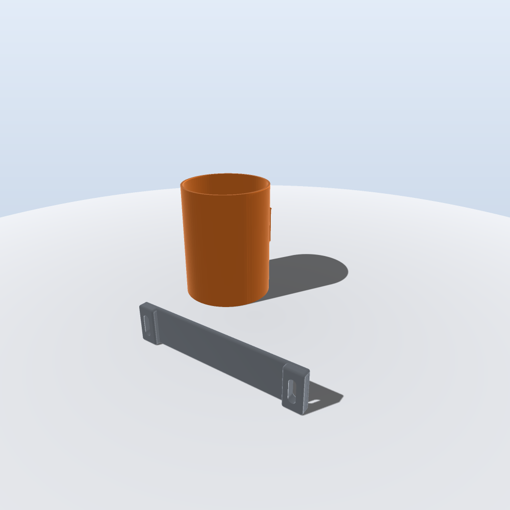 Modular Cylinder Holder Kit — Can · Bottle · Pens · Cup + Wall Bar (Parametric, 3D Print)