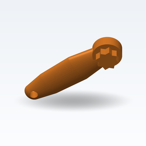 Bootschlüssel – Windenschlüssel für Tank-/Deckelverschlüsse – Parametrisch (3D-Druck)