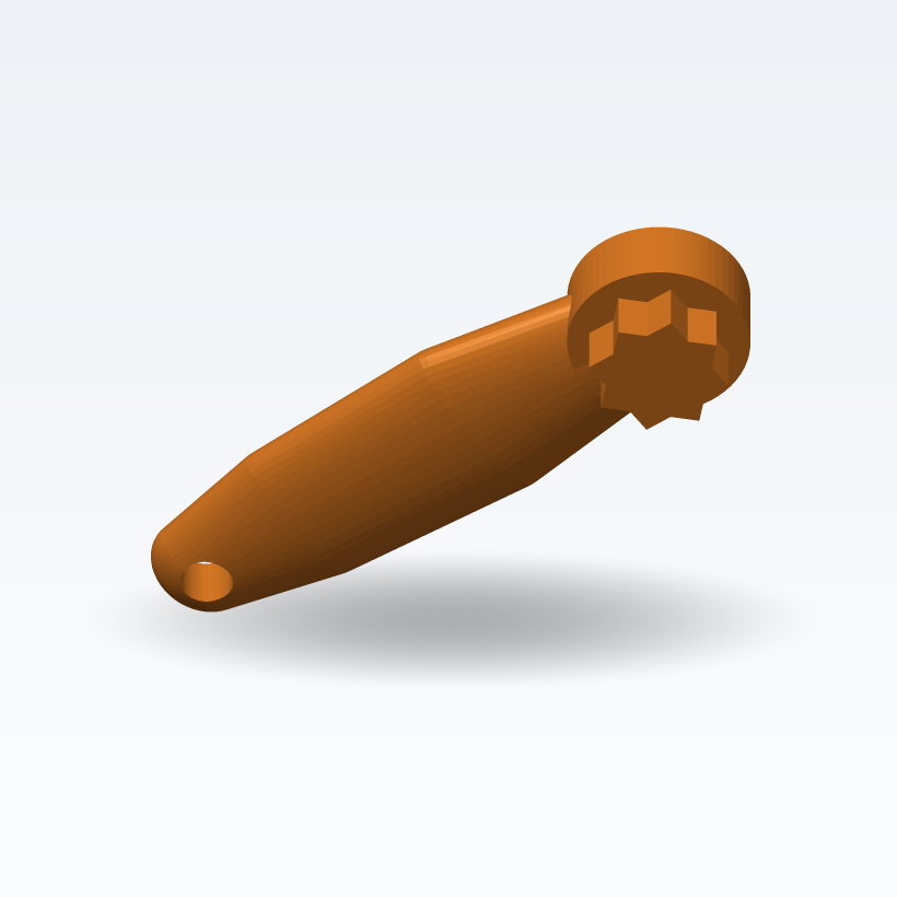Llave de Barco — Llave de Cabrestante para Tapas de Tanques/Cubiertas — Paramétrica (Impresión 3D)