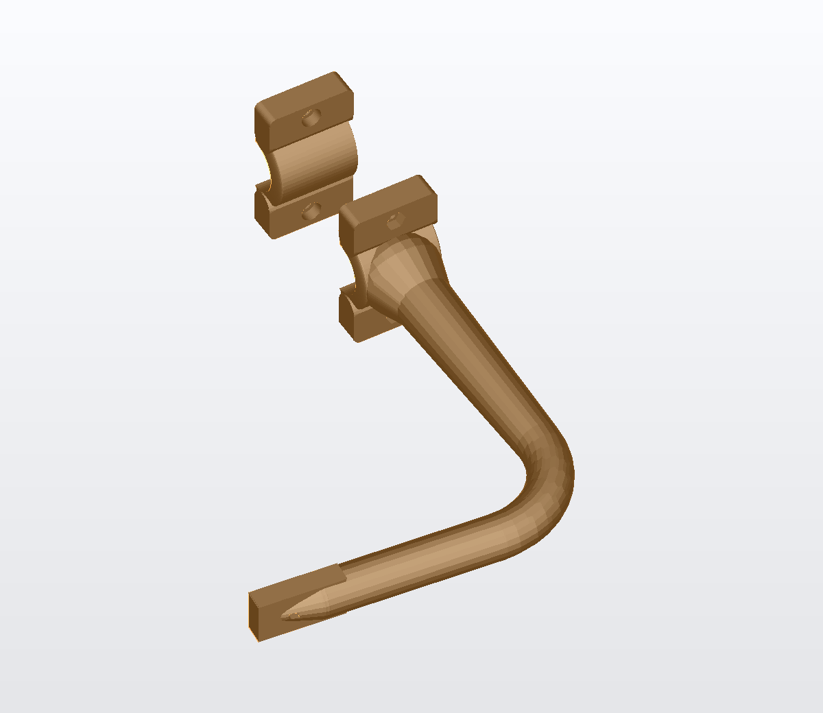 Surf & SUP / Paddle Board Rack for Stanchions & Guardrail (Parametric, 3D Print)