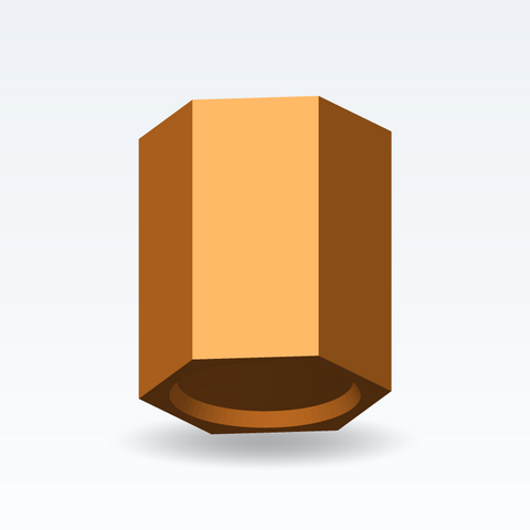 BSP-Innengewinde-Kupplung / Reduziernippel — Parametrisch (3D-Druck)