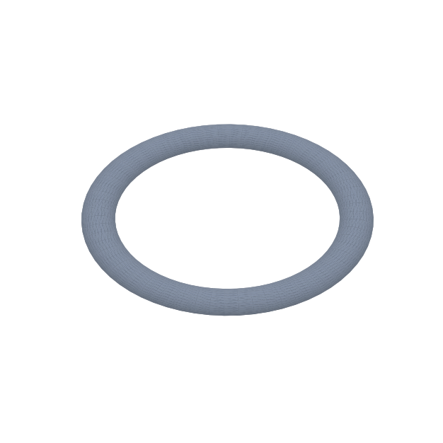 Parametric O-Ring / Gasket — Round · Square · Rectangular (3D Print)