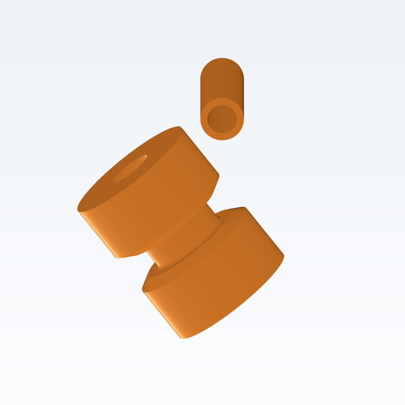 Anchor Bow Roller — Grooved, Parametric (3D Print)