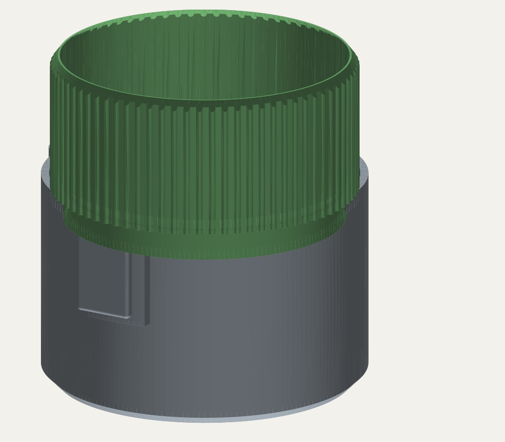 Hydro Wick Planter — Self-Watering Hydroponic Pot for 1 Plant (Parametric, 3D Print)